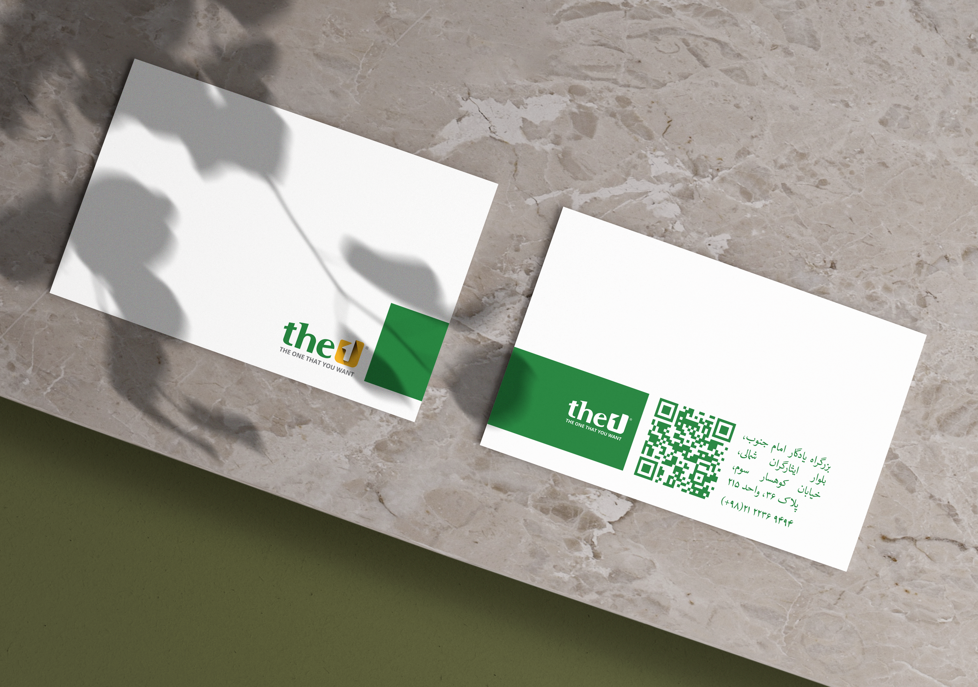 the one-tehran business card